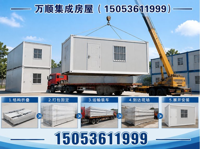 高密市打包箱房展示图